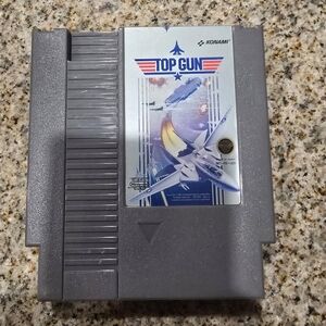 Nintendo Top Gun NES Game Cartridge - Gray